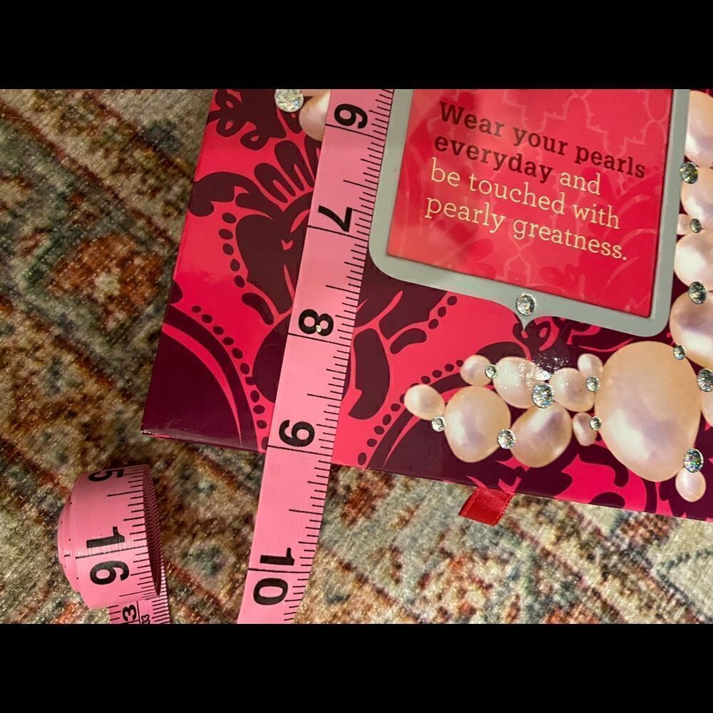 BareMinerals makeup or trinket box with quote and pull tab - Picture 3 of 7
